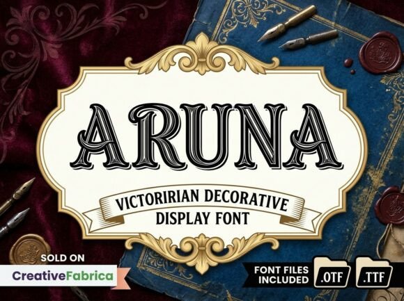 Command Attention with the Aruna Display Serif