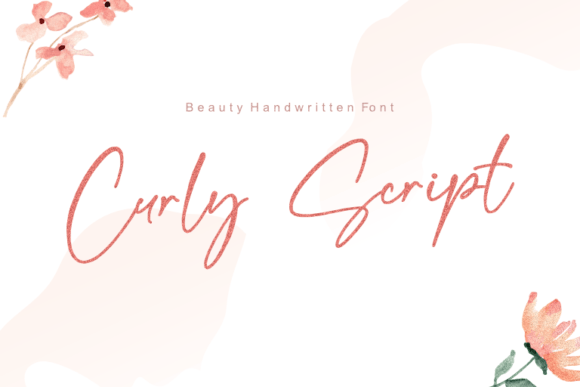 Curly Script: The Sweet Handwritten Font for Romantic Projects