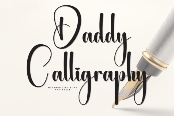 Daddy Calligraphy: The Handwritten Font That Feels Like a Hug