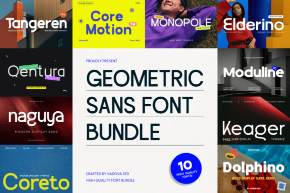 Geometric Sans Bundle: Your Modern Design Toolkit