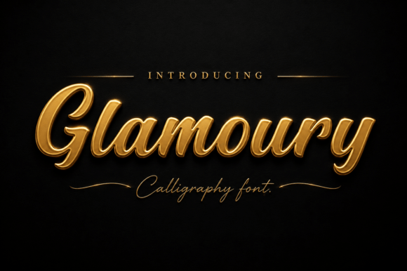 Glamoury: The Calligraphy Font That Elevates Design