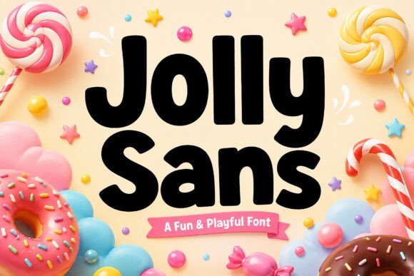 Jolly Sans: A Typeface That Radiates Pure, Bubbly Joy