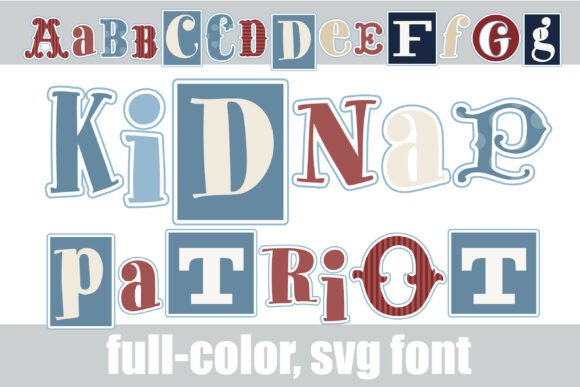 Kidnap Patriot: Infuse Vintage Ransom Note Style into Your Designs