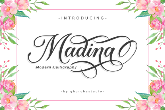 Madina Font: Where Handwritten Magic Meets Professional Elegance