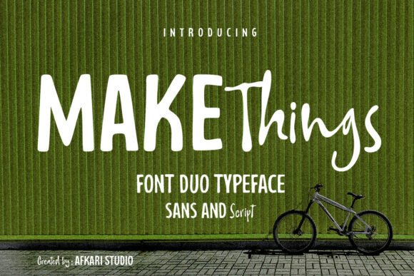 Make Things: A Font Duo for Modern Creatives