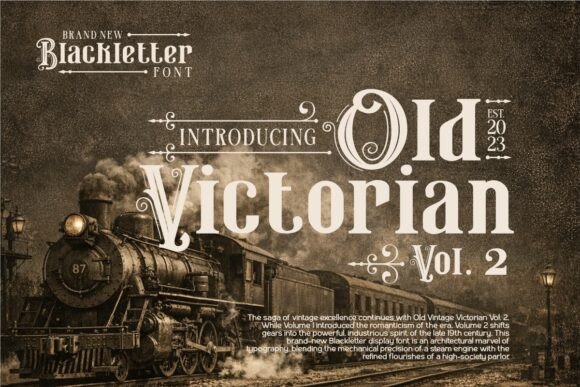 Old Victorian Vol 2: A Font for Timeless Sophistication