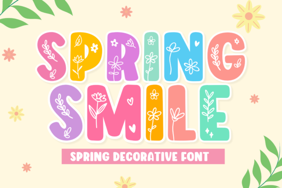 Spring Smile: A Font That Brings Joy to Your Designs