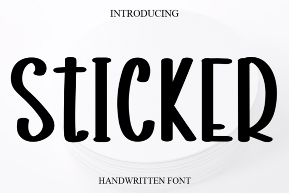 Sticker: The Handwritten Font That Feels Like a Warm Hug