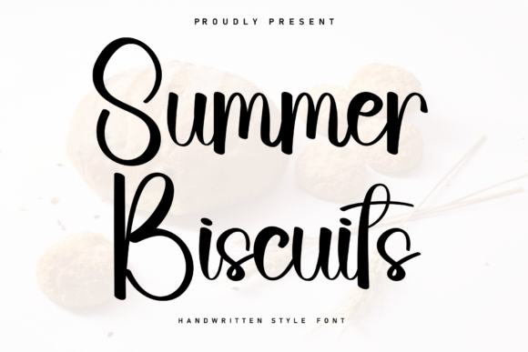 Summer Biscuits: A Sweet Handwritten Font for Cozy Designs